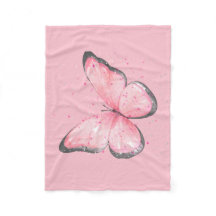 roze glitter vlinder