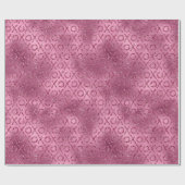 Roze Glitter XOXO Cadeaupapier (Vlak)