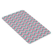 Roze Glitter ZigZag Patroon Magneet (Rechterzijde)