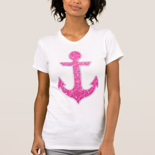 Roze glitteranker t-shirt