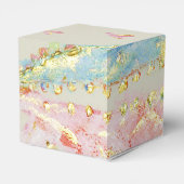 Roze glitterdoos bedankdoosjes (Achterkant)