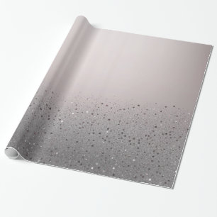 Roze Glitterende Sweet 16 Verjaardagsfeestje Cadeaupapier