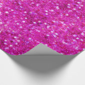 Roze glitterpapier cadeaupapier (Hoek)