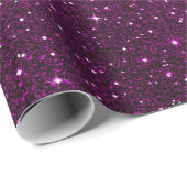 Roze glitterpatroon cadeaupapier (Rol Hoek)