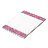 Roze Glitz Glitter Notitieblok (Gedraaid)