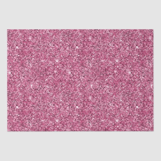 Roze Glitz Glitter Tissuepapier (Voorkant)