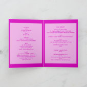 Roze Glitzy Custom Text Details Bachelorette Party (Binnen)