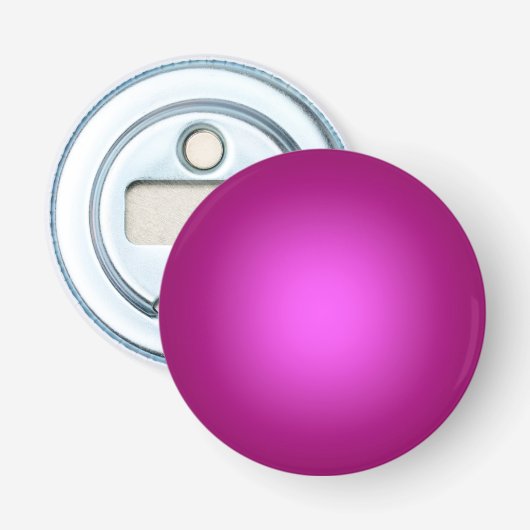 Roze gloed button flesopener (Voorkant)