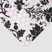 Roze gloed ontwerp Honeycomb-reeks #17 Tissuepapier (Detail)