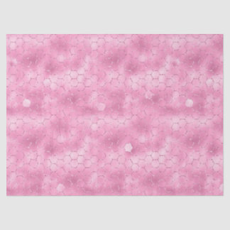 Roze gloed ontwerp Honeycomb-reeks #18 Tissuepapier