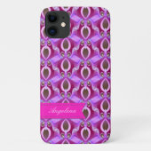 Roze godin Pattern iPhone 5 Hoesje (Achterkant)