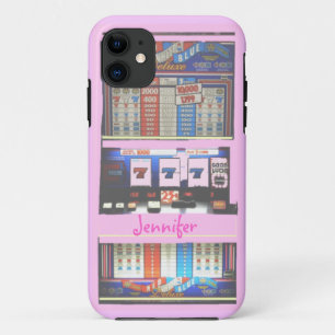 Roze gokautomaat casinogokker iPhone 11 hoesje