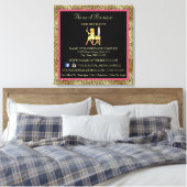 Roze Gold Cheetah Print Boutique Information Sign (Insitu (Slaapkamer))