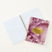 Roze Gold Foil Zee Crystals Signature Script Notitieboek (Binnen)