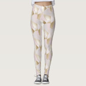 Roze Gold Geometric Leggings (Voorkant)