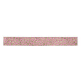 Roze Gold Glitz Sparkle Leopard Print    Lint (Voorkant)