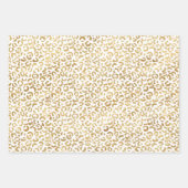 Roze Gold-leopard-printer Inpakpapier Vel (Voorkant 3)