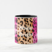 Roze Gold-leopard-printer Mok (Midden)