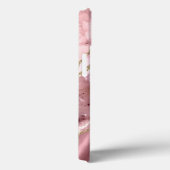 Roze Gold Marble Effect Chic Case-Mate iPhone Case (Achterkant / Rechts)