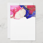 Roze Gold Wedding Save The Date (Achterkant)