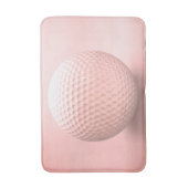 Roze Golf Ball Badmat (Voorkant Verticaal)
