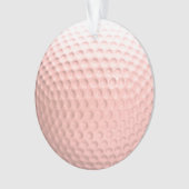 Roze Golf Ball Sport Ornament (voorkant)