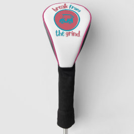 Roze Golfkar Bestuurdershoes Golfheadcover