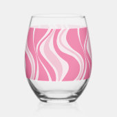 Roze golven glas (Rechts)