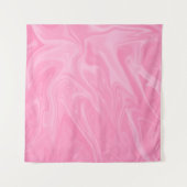 Roze golven schilderen | Beste minimale abstracte  Wandkleed (Voorkant)