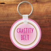 Roze gordel sleutelhanger (Voorkant)