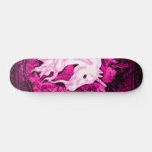 Roze gothic Unicorn Deck Skateboard (Horizontaal)