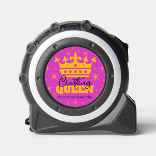 Roze Goud Crafting Koningin Kroon Gepersonaliseerd Rolmaat