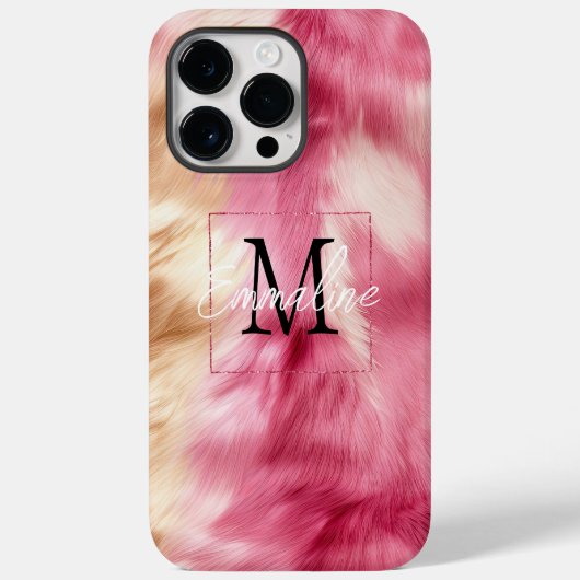 Roze Goud Dierenbont Case-Mate iPhone Case (Achterkant)