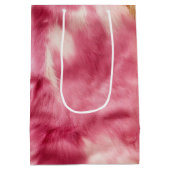 Roze Goud Dierenbont Medium Cadeauzakje (Achterkant)