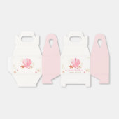 Roze Goud Elegant Zeesterren Zeeschelp Baby shower Bedankdoosjes (Uitgevouwen)