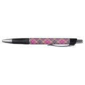 Roze, goud en blauwe tartan pen (Bodem)