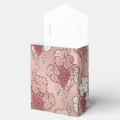 Roze Goud en Roze Wijn Thema Bedankdoosjes (Geopend)