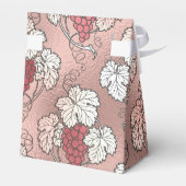 Roze Goud en Roze Wijn Thema Bedankdoosjes (Achterkant)