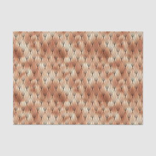 Roze Goud en Zwarte Diamant Art Deco Patroon Tissuepapier
