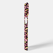 Roze Goud Folie Luipaardprint Monogram Case-Mate iPhone Case (Achterkant / Rechts)
