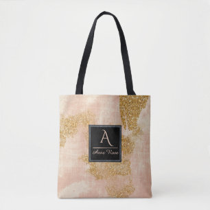 *~* roze goud Glitter Distress Golden Draagtas