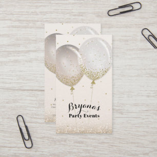 Roze Goud & Glitter Roze Blush Feest Event Planner Visitekaartje