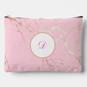 Roze & Goud Marmer Custom Etui