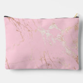 Roze & Goud Marmer Custom Etui (Achterkant)
