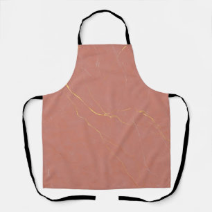 Roze Goud Marmer Patroon Schort