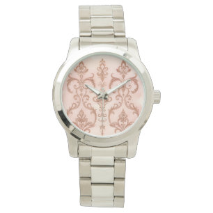 Roze Goud Mozaïek, Klassiek, Dames eWatch Horloge