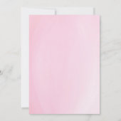 Roze Goud Quarantaine Drive By Baby Shower Parade Bedankkaart (Achterkant)