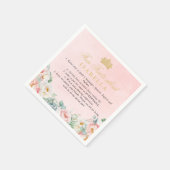 Roze Goud Quinceañera Party Leuke Feiten Servetten (Hoek)