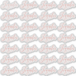 Roze Goud Roze Decoratie Jennifer 28 Stuks Sticker