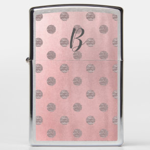 Roze Goud Roze Glans Glam Stippen Moderne Chic